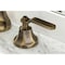 Kingston Brass KS4463KL Widespread Bathroom Faucet with Brass Pop-Up, Antique Brass KS4463KL - alternate 4